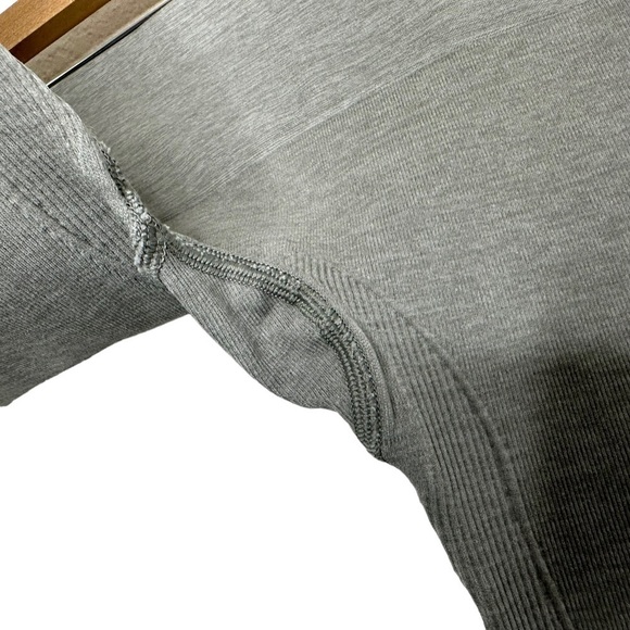 BLANQI Sport Support Hipster Cuffed Leggings Sz Small Gray Maternity Post Partum - Picture 6 of 9